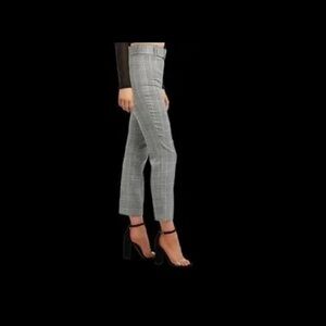 Women's Gray Checkered Pants